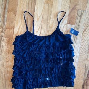 Holister ruffled tank top